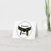 Martial Arts 5th Grage Black Belt Kaart (Voorkant)