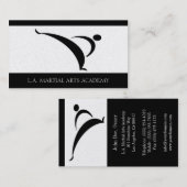 Martial Arts Academy Karate Taekwondo Kung Fu Visitekaartje (Voorkant / Achterkant)