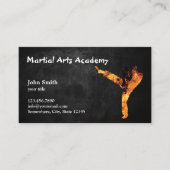 Martial Arts Academy Professioneel Karate Visitekaartje (Voorkant)