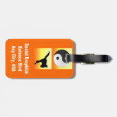 Martial Arts Bagage Label (Achterkant horizontaal)