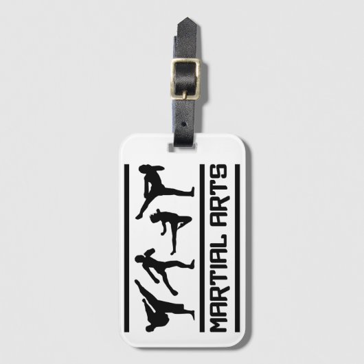 Martial Arts Bagagelabel (Voorkant (verticaal))