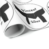 Martial Arts Basis Zwarte Band Cadeaupapier (Rol Hoek)