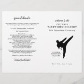 Martial Arts Belt Ceremony Program Flyer (Voorkant)