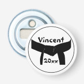 Martial Arts Black Belt Bottle Opener (Voorkant)