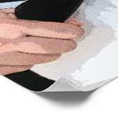 Martial Arts Black Belt Dedication Motivatie Poster (Hoek)