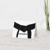 Martial Arts Black Belt gefeliciteerd Kaart (Voorkant)