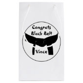 Martial Arts Black Belt gefeliciteerd Klein Cadeauzakje (Achterkant)