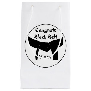 Martial Arts Black Belt gefeliciteerd Klein Cadeauzakje