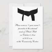 Martial Arts Black Belt Journey Promotietest Kaart (Voorkant)