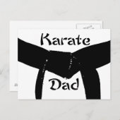 Martial Arts Black Belt Karate Dad Briefkaart (Voorkant / Achterkant)
