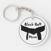 Martial Arts Black Belt mam Sleutelhanger (Voorkant)