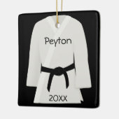 Martial Arts Black Belt Ornament (Links)