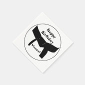 Martial Arts Black Belt Verjaardagsfeestje Servet (Hoek)