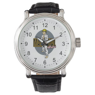 Martial Arts Boy Horloge