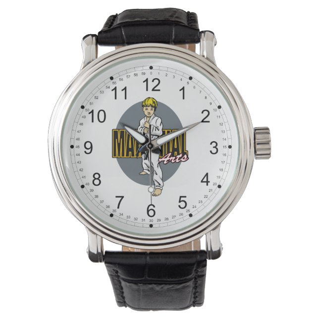 Martial Arts Boy Horloge (Voorkant)