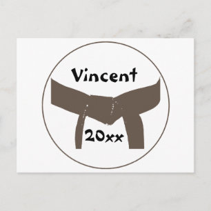Martial Arts Brown Belt Briefkaart