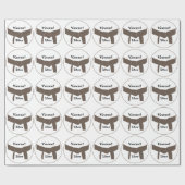 Martial Arts Brown Belt Cadeaupapier (Vlak)