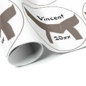 Martial Arts Brown Belt Cadeaupapier (Rol Hoek)