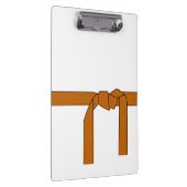 Martial Arts Brown Belt Cliboard Klembord (Rechts)