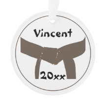 Martial Arts Brown Belt Dated