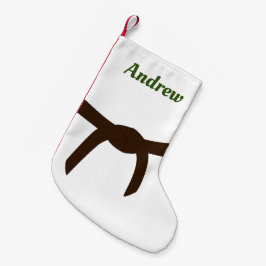Martial Arts Brown Belt Kleine Kerstsok
