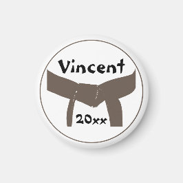 Martial Arts Brown Belt Magneet