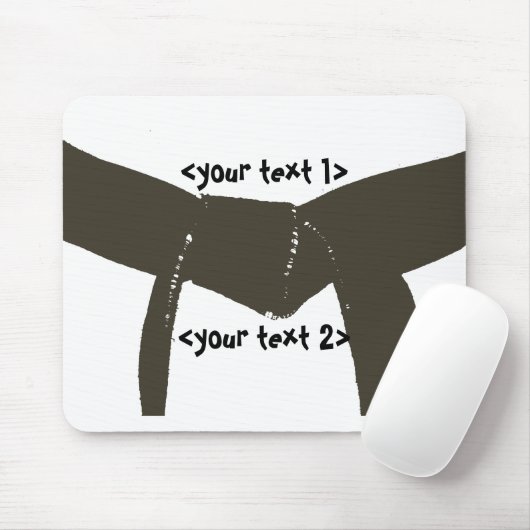 Martial Arts Brown Belt Muismat (Met muis)