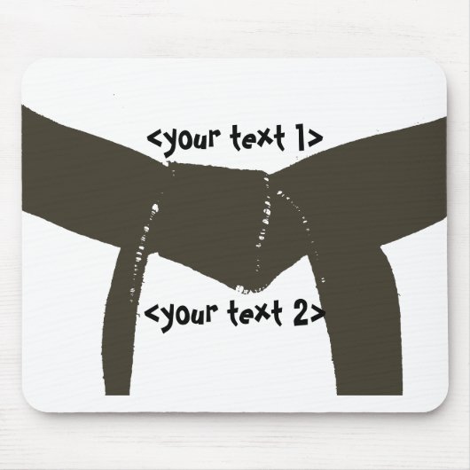 Martial Arts Brown Belt Muismat (Voorkant)