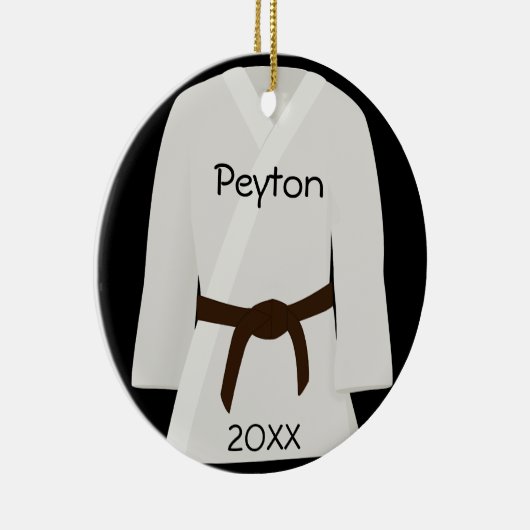 Martial Arts Brown Belt Ornament (Rechts)