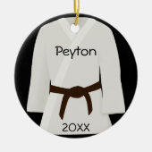 Martial Arts Brown Belt Ornament (Voorkant)