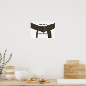 Martial Arts Brown Belt Poster (Keuken)