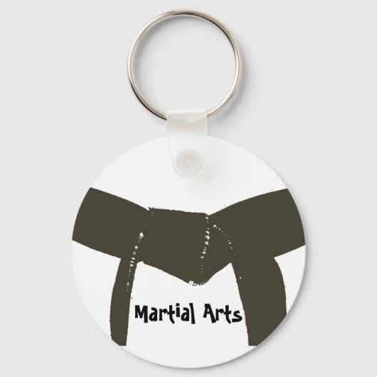 Martial Arts Brown Belt Sleutelhanger (Voorkant)