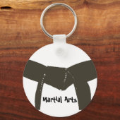 Martial Arts Brown Belt Sleutelhanger (Voorkant)
