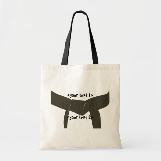 Martial Arts Brown Belt Tote Bag (Voorkant)