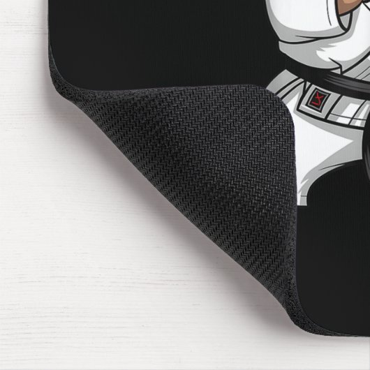 Martial Arts Capybara Funny Karate Taekwondo Jiu J Muismat (Hoek)