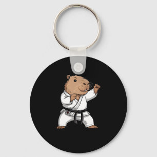 Martial Arts Capyra Grappig Karate Taekwondo Jiu J Sleutelhanger
