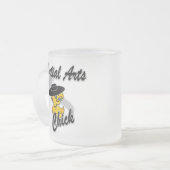 Martial Arts Chick #4 Matglas Koffiemok (Voorkant links)