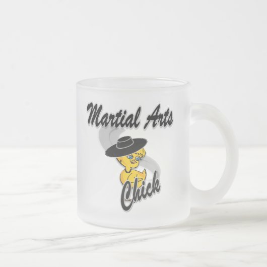 Martial Arts Chick #4 Matglas Koffiemok (Rechts)