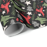 Martial Arts Christmas Wrapping Paper Cadeaupapier<br><div class="desc">Martial Arts Christmas Wrapping Paper. De kleur van het papier is zwart. Verkrijgbaar in meerdere kleuren,  maten en twee afwerkingen. www.hotpocketgraphics.com</div>