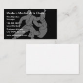 Martial Arts Class Modern Visitekaartje (Voorkant / Achterkant)