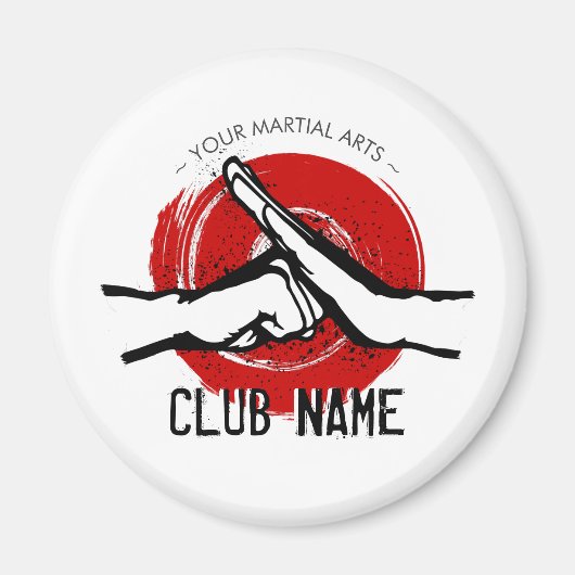 Martial Arts Club Magnet (Voorkant)
