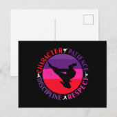 Martial Arts Core Values - Karate Briefkaart (Voorkant / Achterkant)