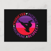 Martial Arts Core Values - Karate Briefkaart (Voorkant)