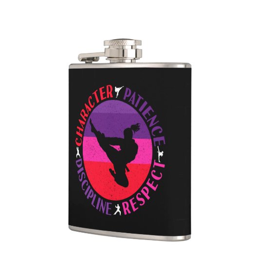 Martial Arts Core Values - Karate Heupfles (Links)