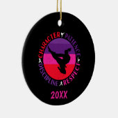 Martial Arts Core Values - Karate Keramisch Ornament (Rechts)