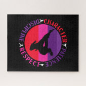 Martial Arts Core Values - Karate Legpuzzel (Horizontaal)