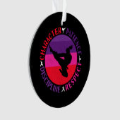 Martial Arts Core Values - Karate Ornament (voorkant)
