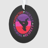 Martial Arts Core Values - Karate Ornament (voorkant)