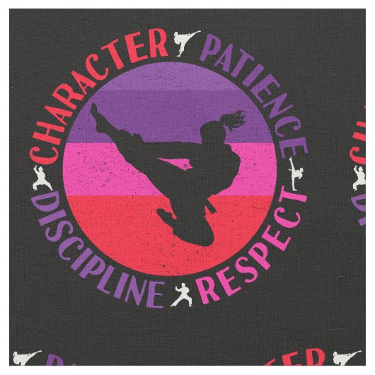 Martial Arts Core Values - Karate Stof (Close Up)