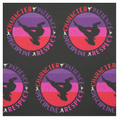 Martial Arts Core Values - Karate Stof (Swatch)